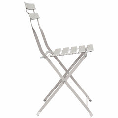 vidaXL Garden Folding Chair 2 pcs Beige Metal 6