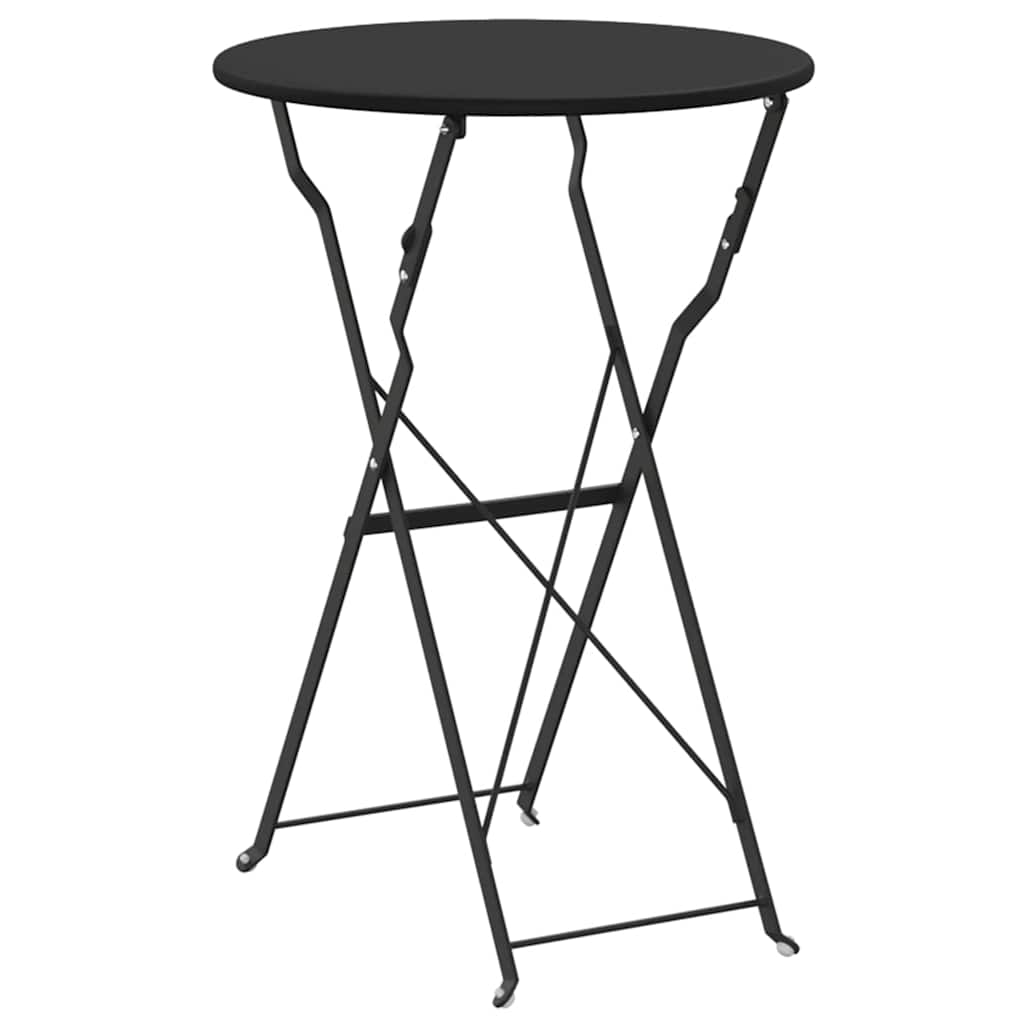 vidaXL Bistro Table Anthracite Ø 50 x 71 cm Powder-coated Steel 6