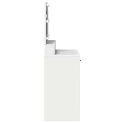 vidaXL Dressing Table White 79 x 41 x 135 cm Engineered Wood 6