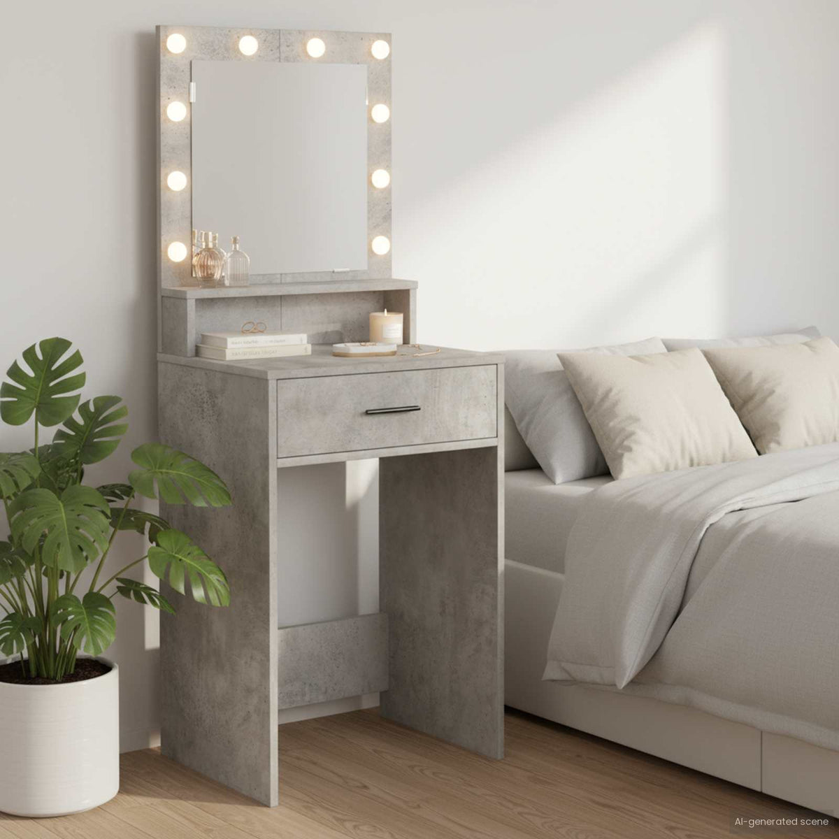 vidaXL Dressing Table Engineered Wood