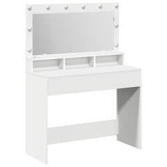 vidaXL Dressing Table White 100 x 41 x 135 cm Engineered Wood 2
