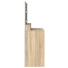 vidaXL Dressing Table Sonoma Oak 100 x 41 x 135 cm Engineered Wood 5
