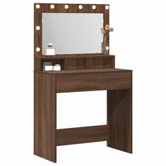 Dressing Table 75.5 x 41 x 135 cm Engineered Wood 79 x 41 x 135 cm Brown oak