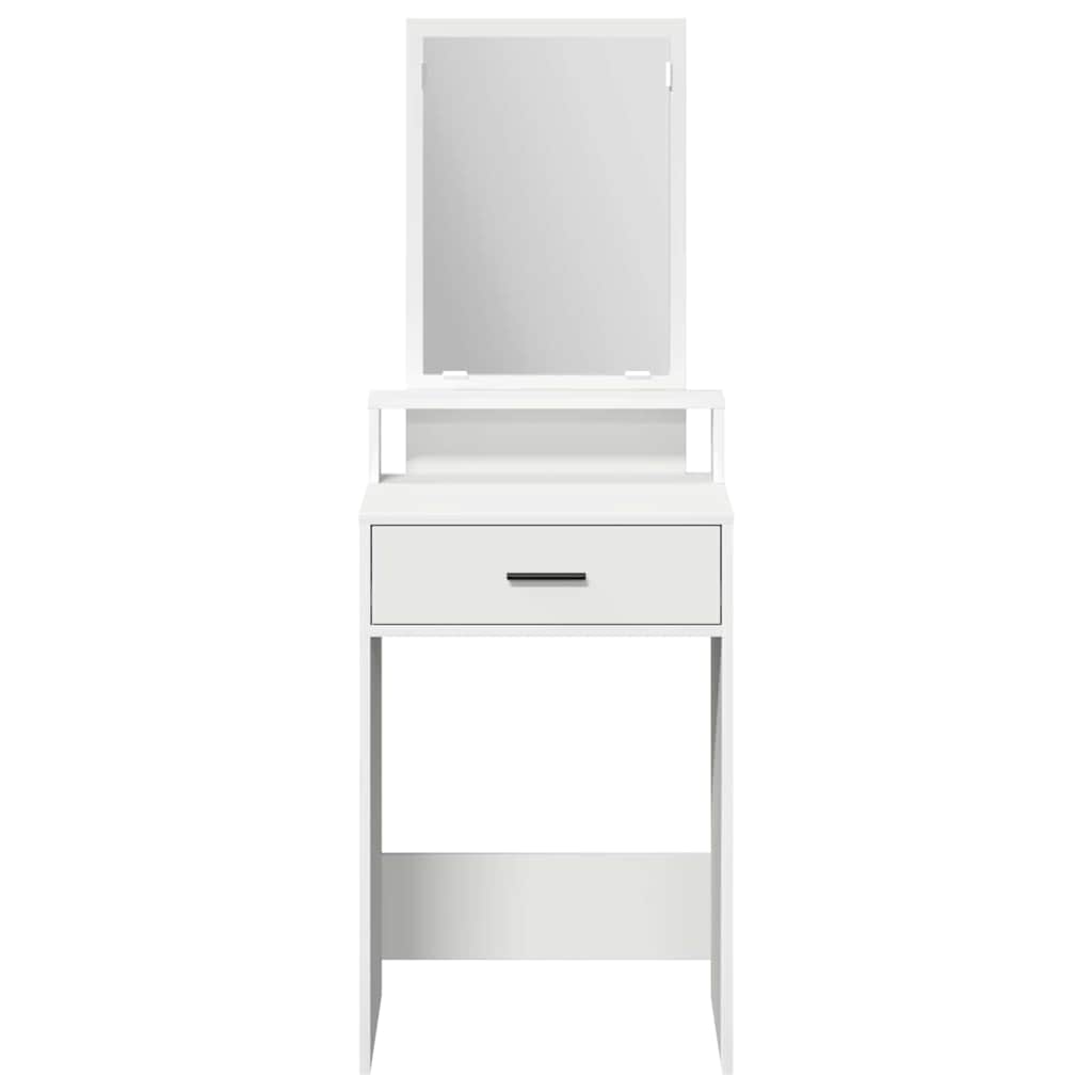 vidaXL Dressing Table White 50 x 41 x 140 cm Engineered Wood 6