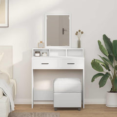 vidaXL Dressing Table Engineered Wood 79 x 41 x 140 cm