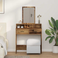 Dressing Table Engineered Wood 79 x 41 x 140 cm Old wood