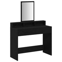 Dressing Table Engineered Wood 100 x 41 x 140 cm Black oak