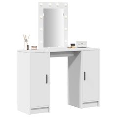 vidaXL Dressing Table White 102 x 33 x 135 cm Engineered Wood 3