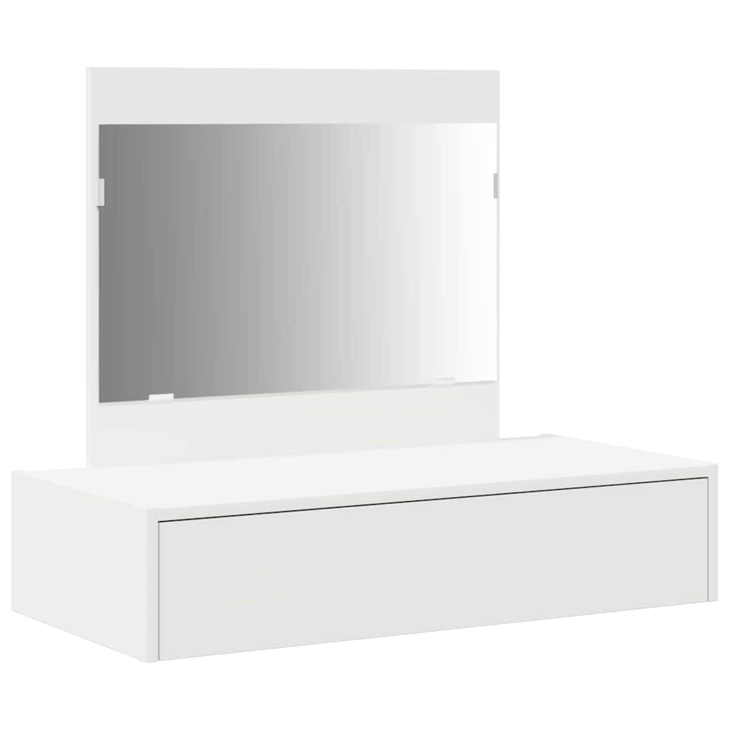 vidaXL Dressing Table White 83 x 40 x 70 cm Engineered Wood 2