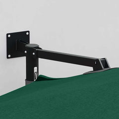 vidaXL Garden Parasol 248 x 248 x 148 cm Polyester and Steel Green 3