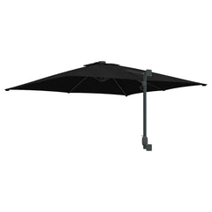 vidaXL Garden Parasol Black 248.5 x 247.5 x 160 cm Polyester and Steel 6