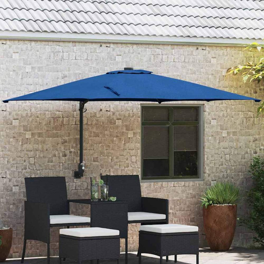 vidaXL Garden Parasol 248.5 x 247.5 x 160 cm Polyester and Steel 1