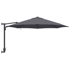 vidaXL Garden Parasol Manual Anthracite 248 x 248 x 148 cm 5