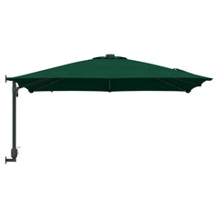 vidaXL Garden Parasol Green 248.5 x 247.5 x 160 cm Polyester and Steel 5