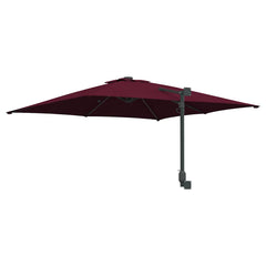 vidaXL Garden Parasol Bordeaux Red 248.5 x 247.5 x 160 cm 6