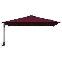 vidaXL Garden Parasol Bordeaux Red 248.5 x 247.5 x 160 cm 5