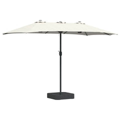 vidaXL Garden Parasol Sand 385 x 209 x 244 cm Polyester and Steel 2