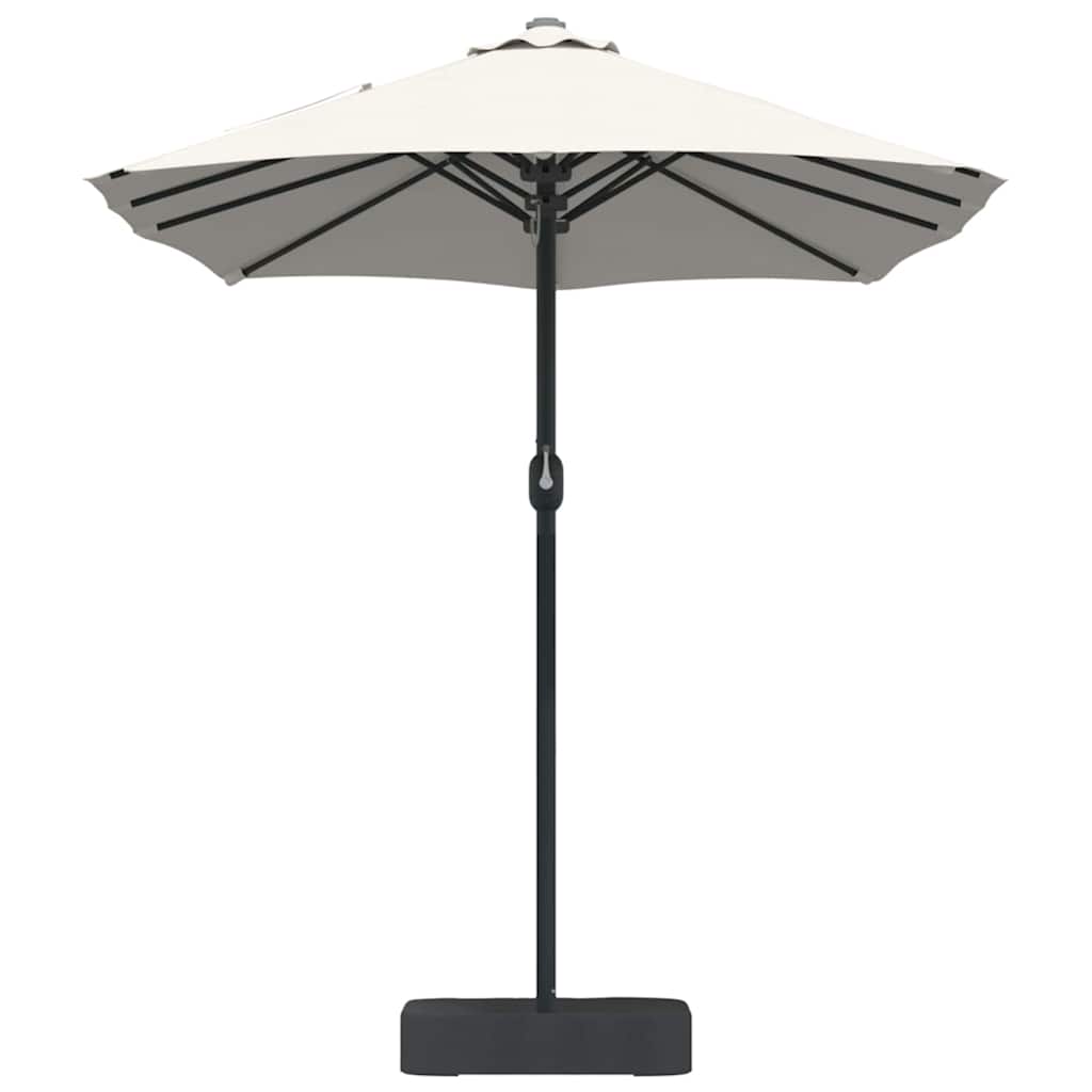 vidaXL Garden Parasol Sand 385 x 209 x 244 cm Polyester and Steel 5