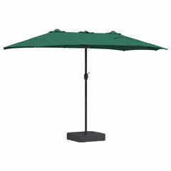 vidaXL Garden Parasol Green 385 x 209 x 244 cm Polyester and Steel 6