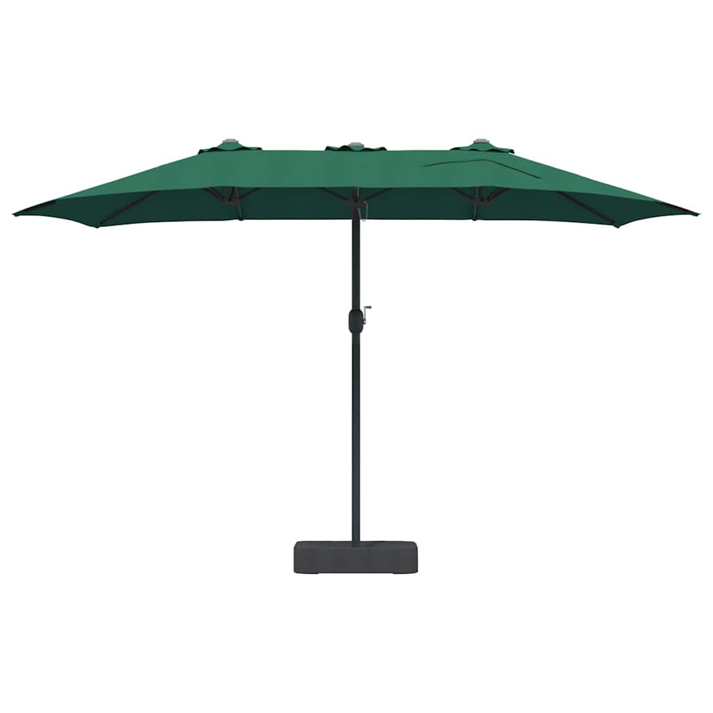vidaXL Garden Parasol Green 385 x 209 x 244 cm Polyester and Steel 4