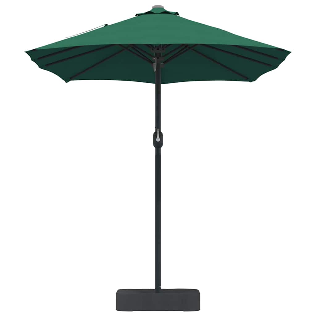 vidaXL Garden Parasol Green 385 x 209 x 244 cm Polyester and Steel 5