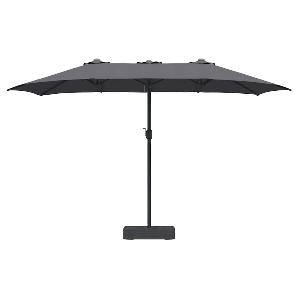 vidaXL Garden Parasol Anthracite 385 x 209 x 244 cm 4