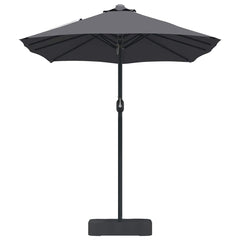 vidaXL Garden Parasol Anthracite 385 x 209 x 244 cm 5