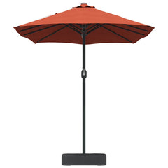 vidaXL Garden Parasol Terracotta 385 x 209 x 244 cm 5