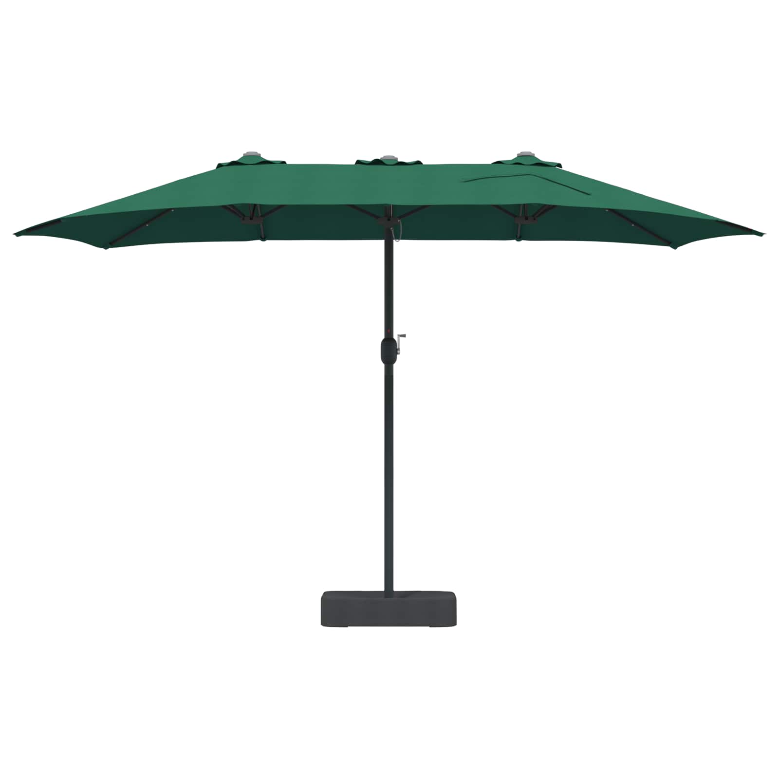 vidaXL Garden Parasol Green 385 x 209 x 244 cm Polyester 4