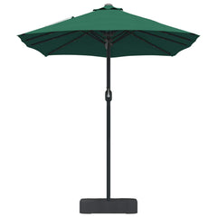 vidaXL Garden Parasol Green 385 x 209 x 244 cm Polyester 5
