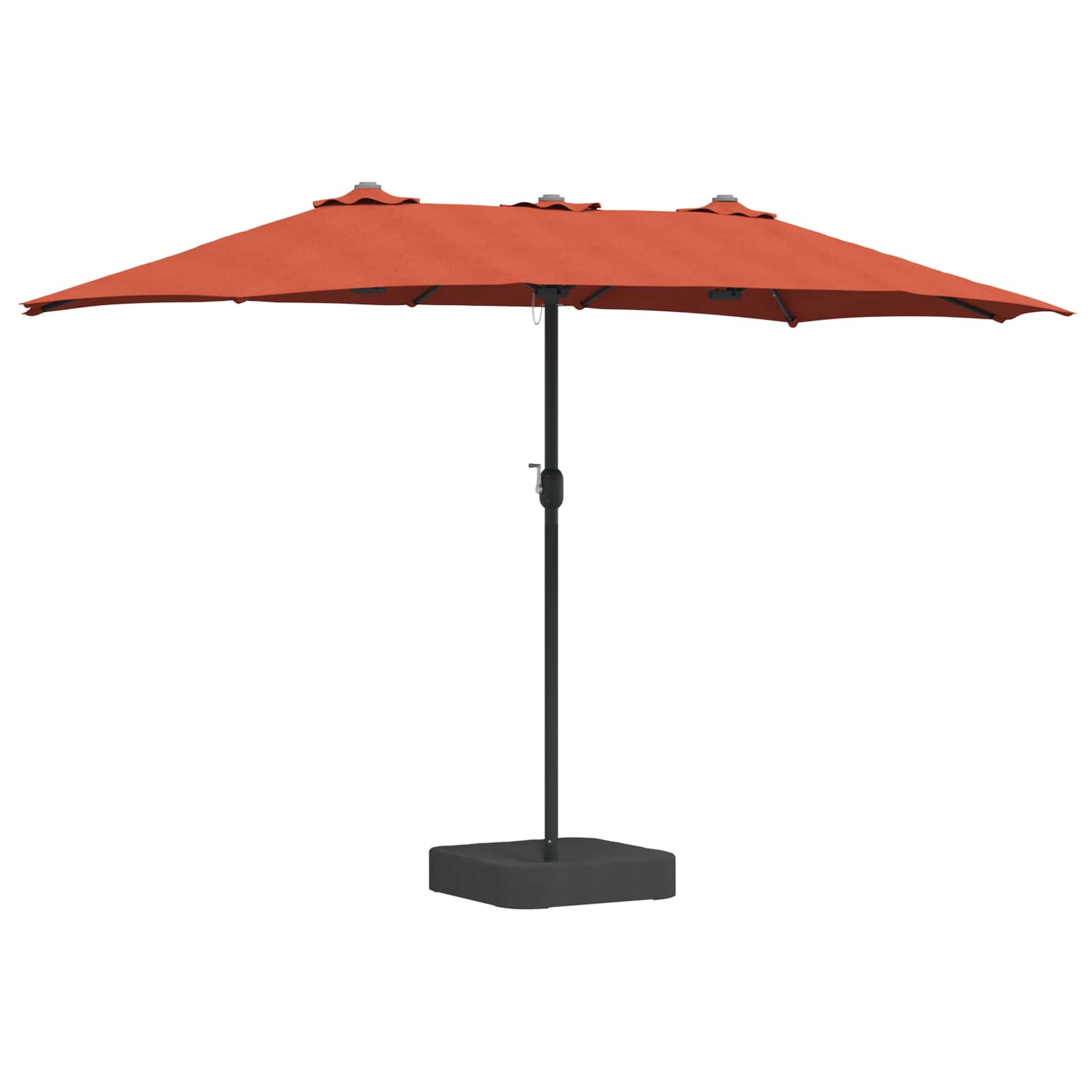 vidaXL Garden Parasol Terracotta 385 x 209 x 244 cm Polyester 2