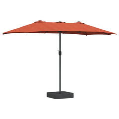 vidaXL Garden Parasol Terracotta 385 x 209 x 244 cm Polyester 2