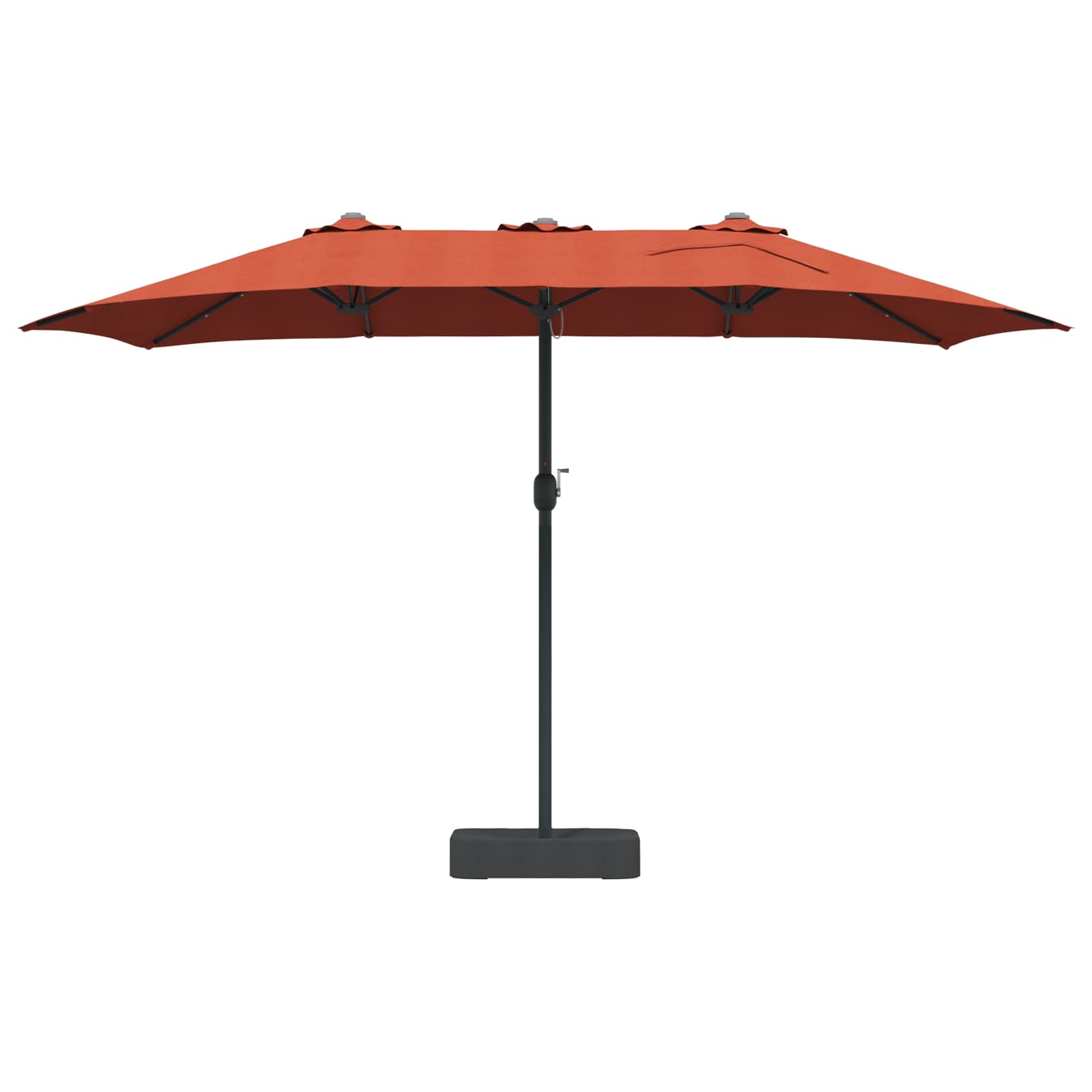 vidaXL Garden Parasol Terracotta 385 x 209 x 244 cm Polyester 4