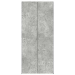 vidaXL Shoe Cabinet 80 x 35.5 x 180 cm Engineered Wood Grey 6