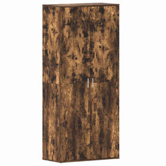 vidaXL Shoe Cabinet 80 x 39 x 178 cm Engineered Wood Smoked Oak 2
