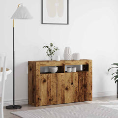 Sideboard 116 x 30 x 75 cm Engineered Wood Old wood