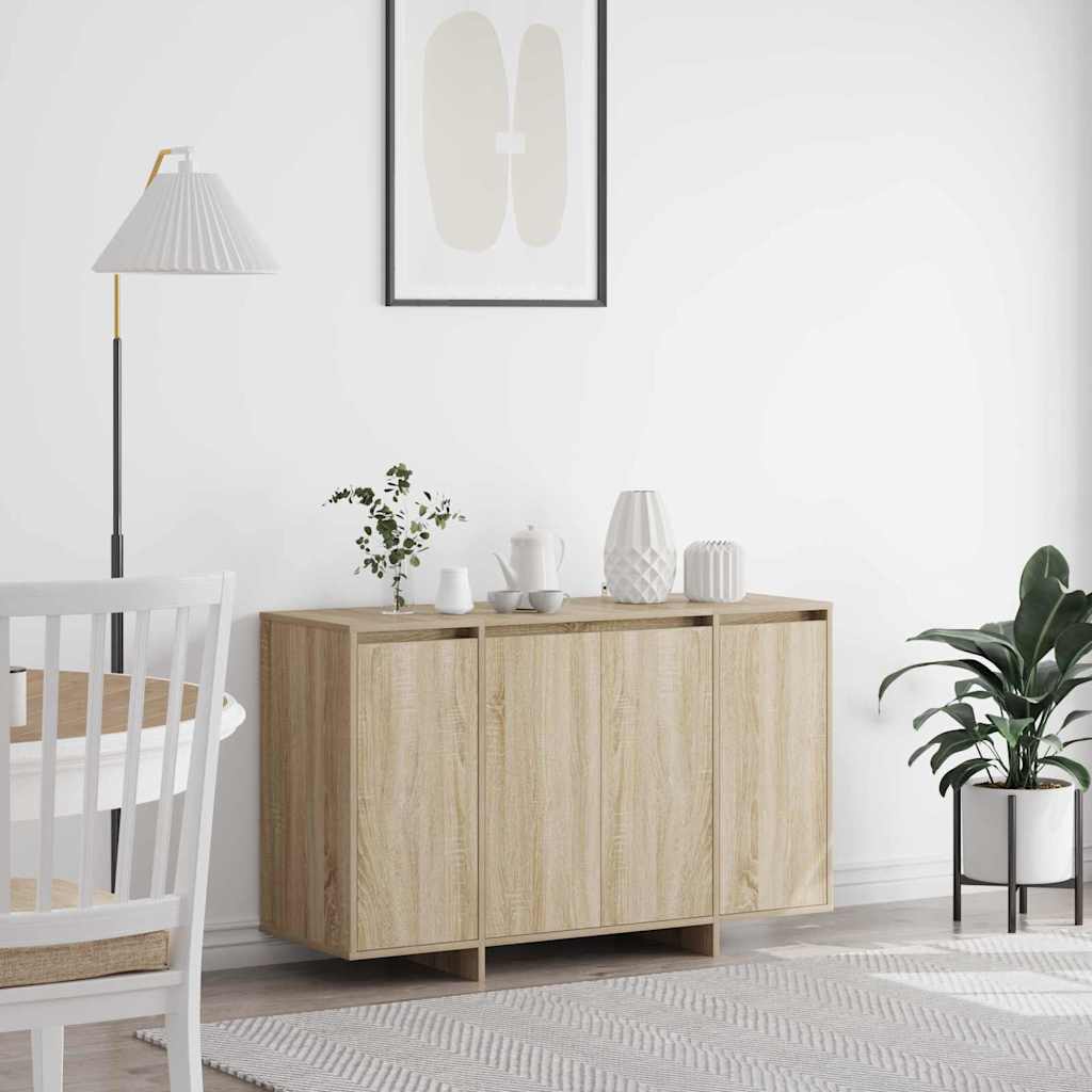 Sideboard 120 x 41 x 75 cm Engineered Wood Sonoma oak