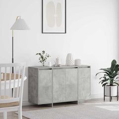Sideboard 120 x 41 x 75 cm Engineered Wood Concrete grey