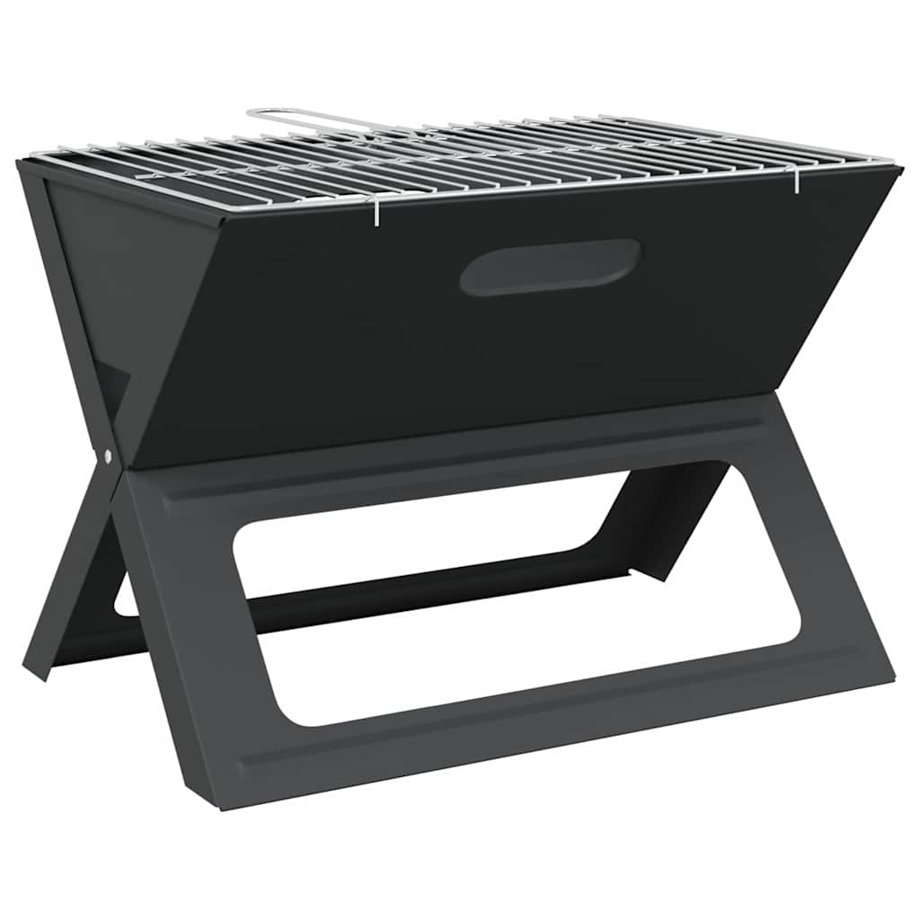 vidaXL Outdoor Grill 46 x 31 x 31 cm Steel Black 5