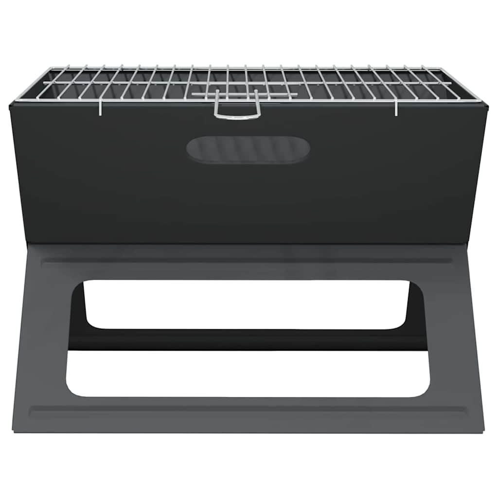 vidaXL Outdoor Grill 46 x 31 x 31 cm Steel Black 6