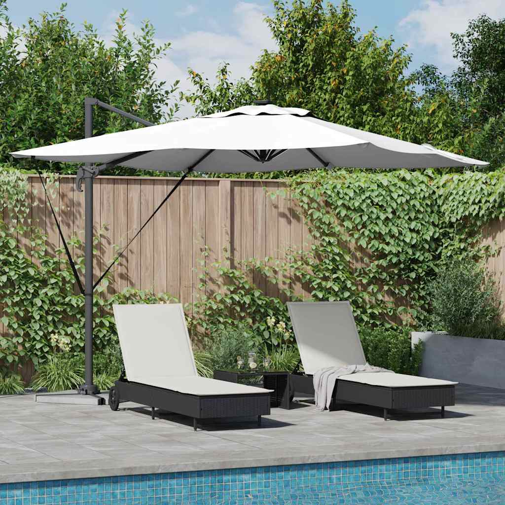 vidaXL Umbrella Sand 286 x 284 x 270 cm Aluminium and Polyester 1
