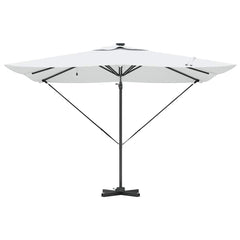 vidaXL Umbrella Sand 286 x 284 x 270 cm Aluminium and Polyester 6