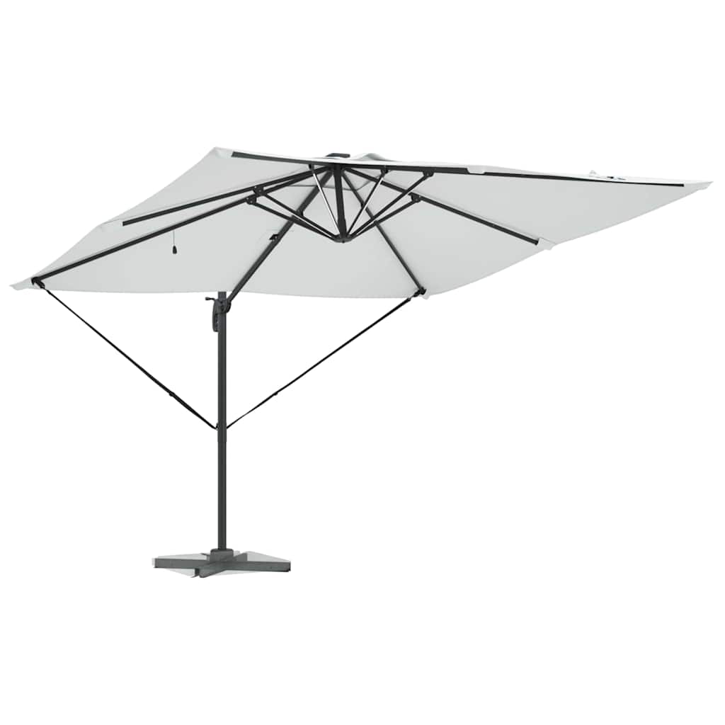vidaXL Umbrella Sand 286 x 284 x 270 cm Aluminium and Polyester 3