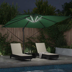 vidaXL Umbrella Green 286 x 284 x 270 cm Aluminium and Polyester 4