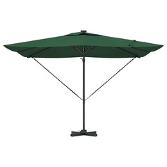 vidaXL Umbrella Green 286 x 284 x 270 cm Aluminium and Polyester 6