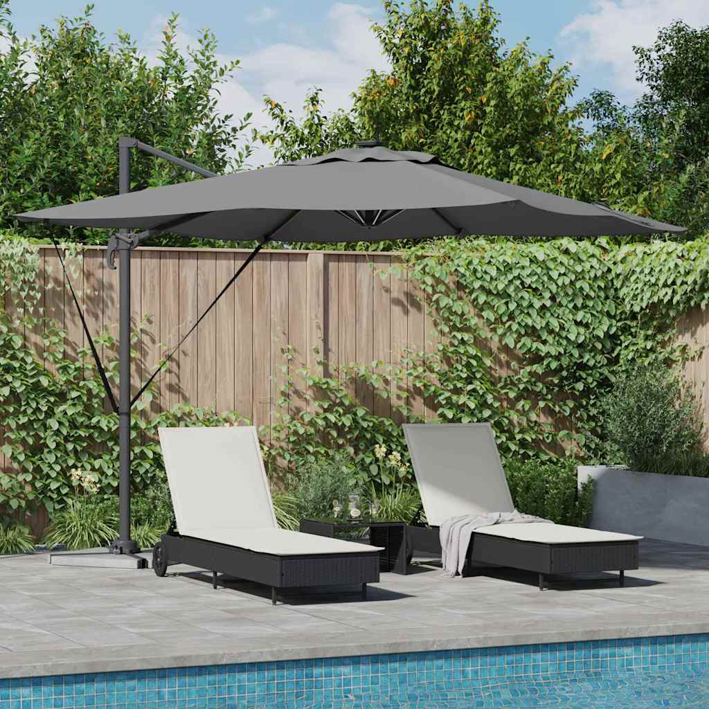 vidaXL Umbrella Antraciet 286 x 284 x 270 cm Aluminium and Polyester 1