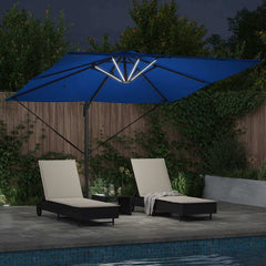 vidaXL Umbrella Azure Blue 286 x 284 x 270 cm Aluminium and Polyester 4