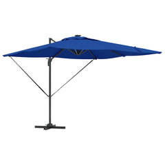 vidaXL Umbrella Azure Blue 286 x 284 x 270 cm Aluminium and Polyester 2