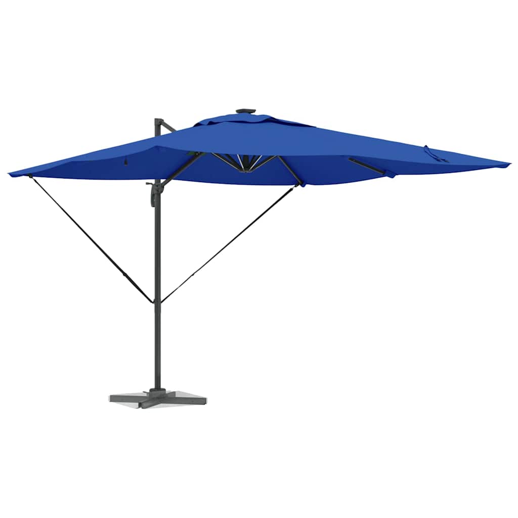 vidaXL Umbrella Azure Blue 286 x 284 x 270 cm Aluminium and Polyester 3