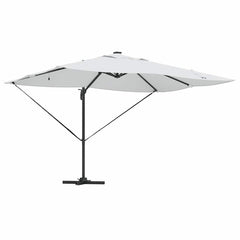 vidaXL Umbrella 352 x 251 x 265 cm Polyester and Aluminium Sand 2